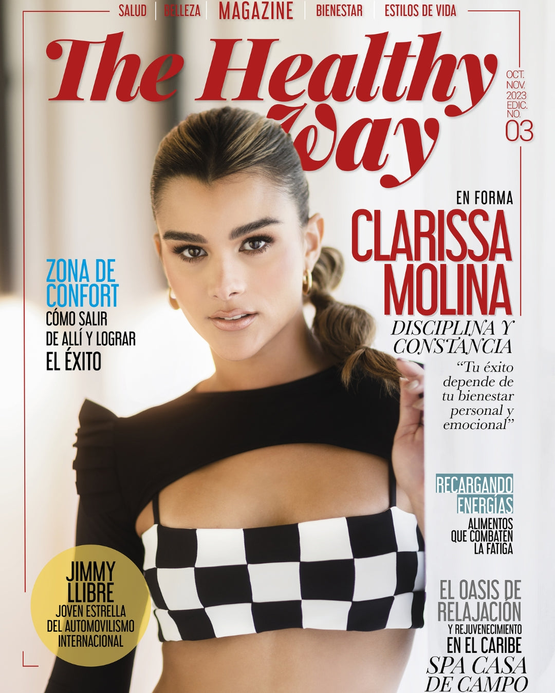 Clarissa Molina pagina web - noticia - the healthy way