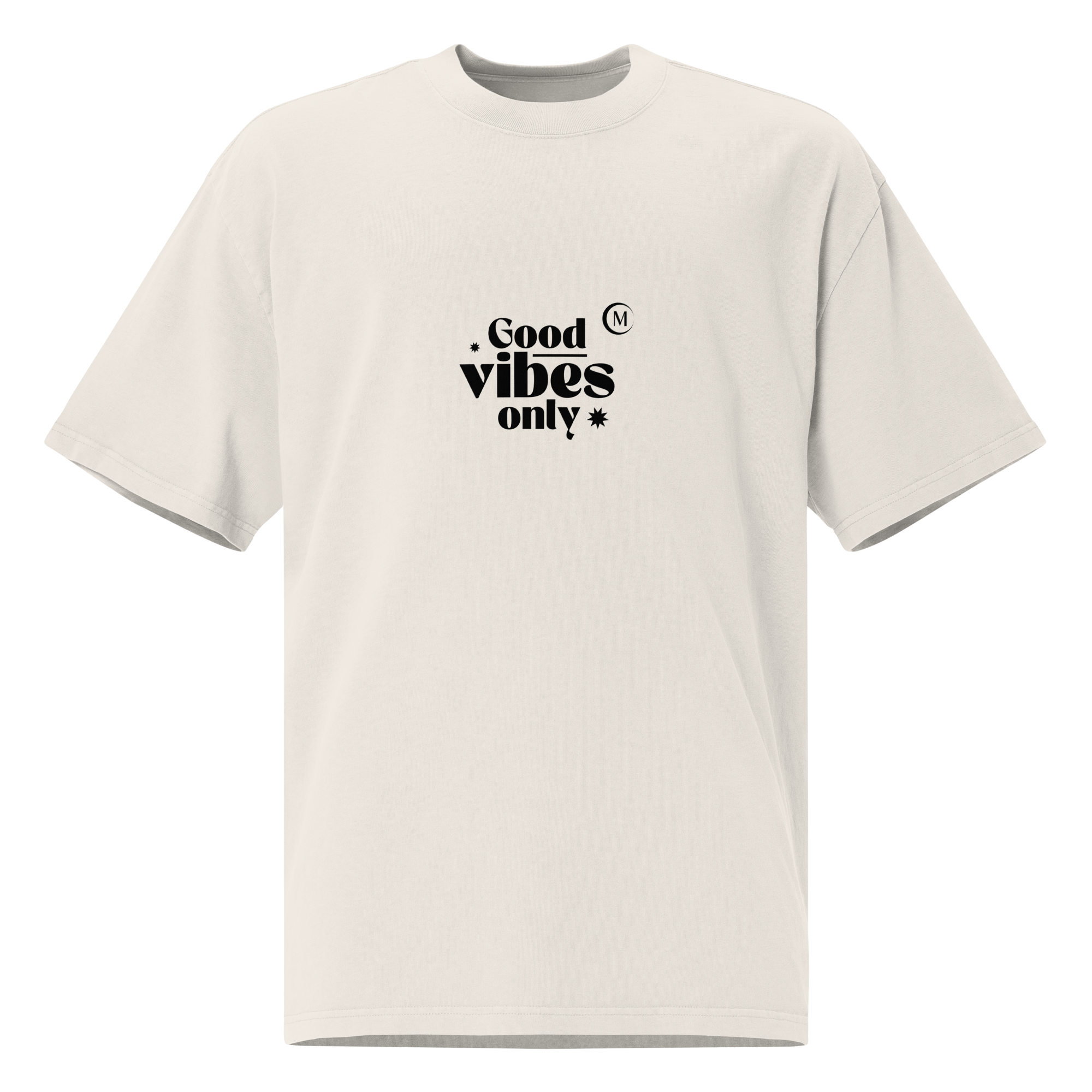 Clarissa Molina - Camiseta Oversize Good Vibes Only