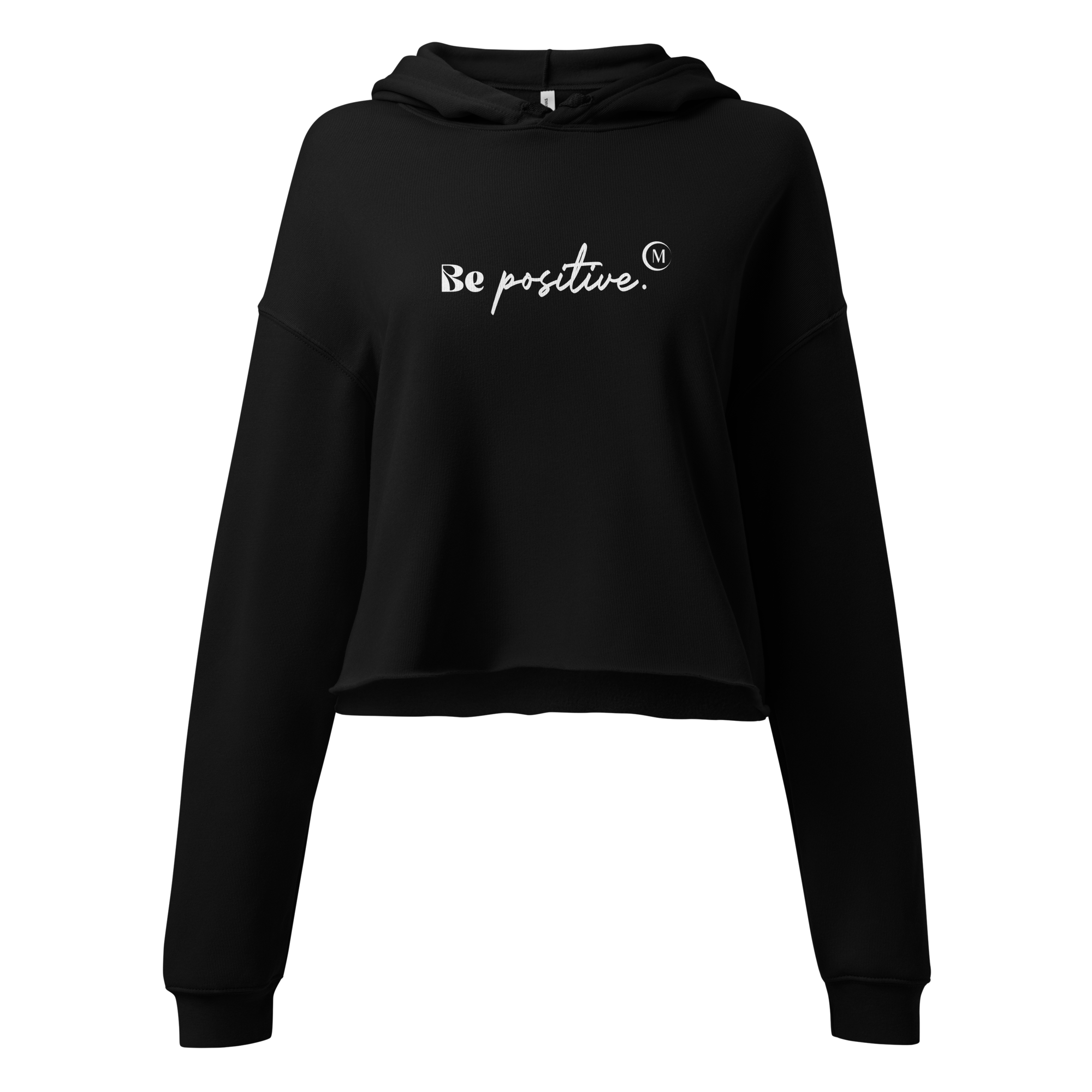 Clarissa Molina - Cropped Hoodie Be Positive