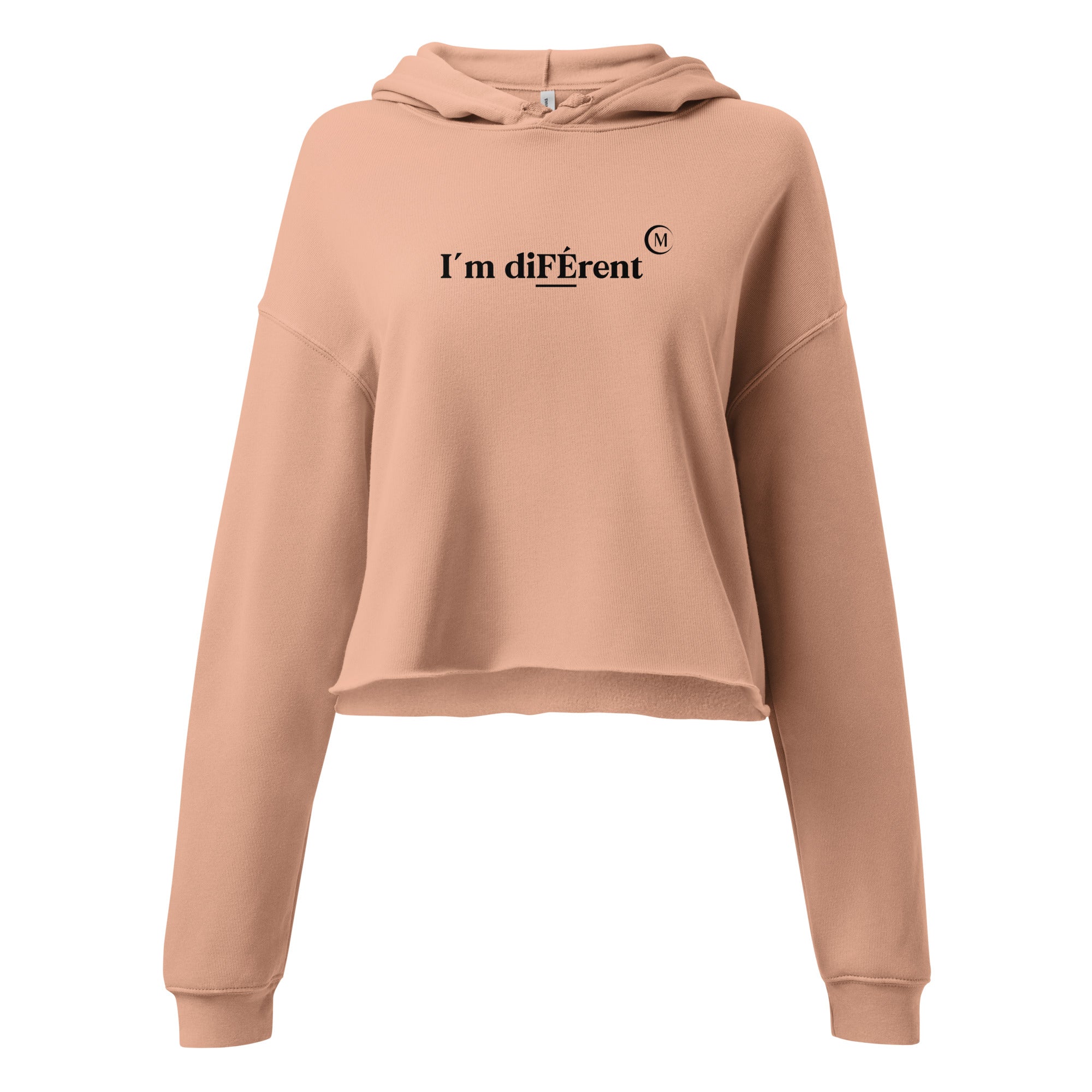 Clarissa Molina - Cropped Hoodie I'm DiFÉrent